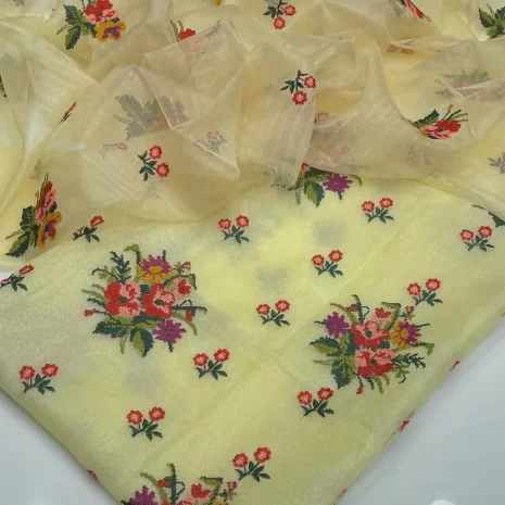 2 PC Unstitched Khadi Net Collection S12 feayured image