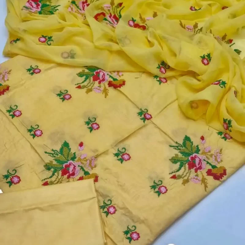 3 PC Unstitched Summer Collection S04 featured image