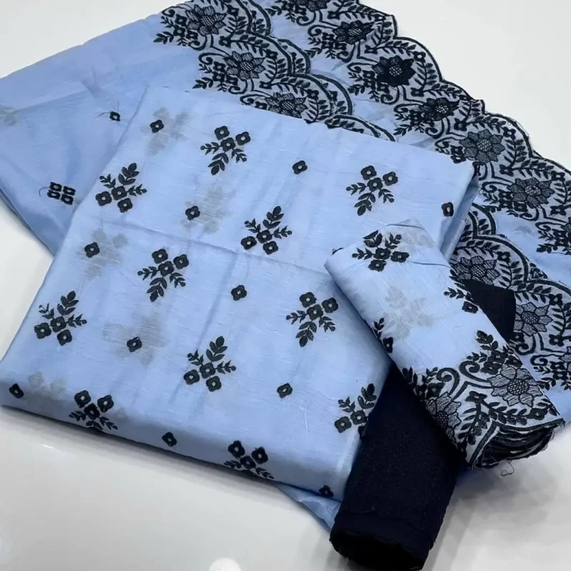 3 PC Unstitched Paper Cotton Collection S12 featured image