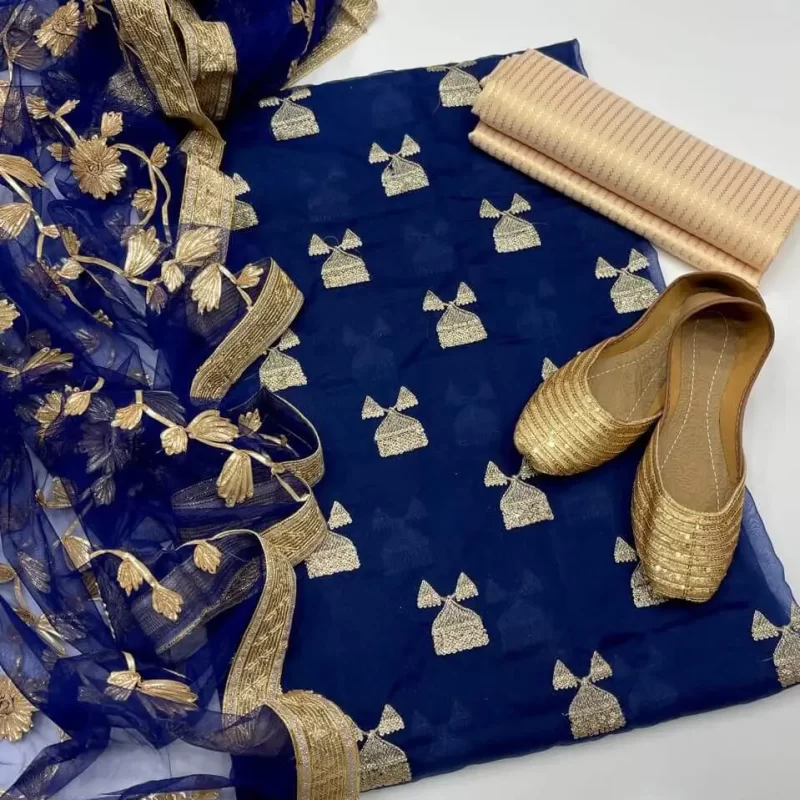 3 PC Unstitched Fancy Collection S12 featured image