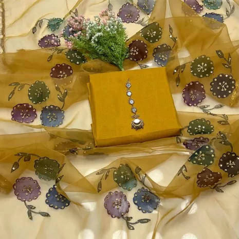 3 PC Unstitched Party Wear Collection S42 featured image 3 PC Unstitched Party Wear Collection S42 featured image