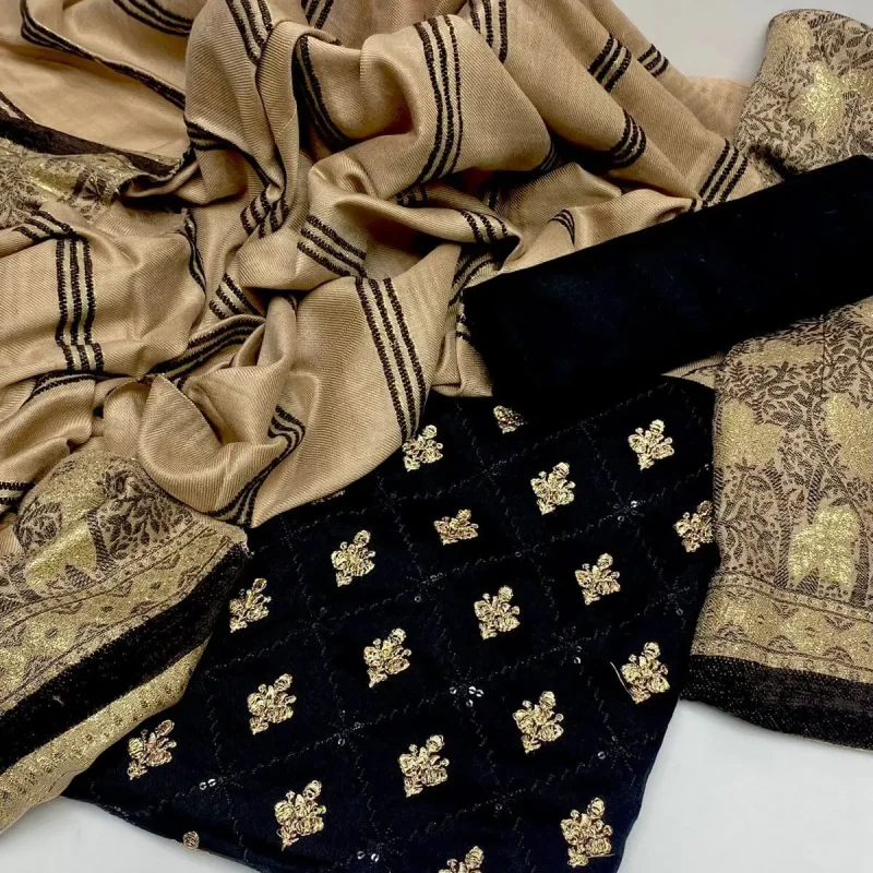 3 PC Unstitched Winter Collection S47 featured image