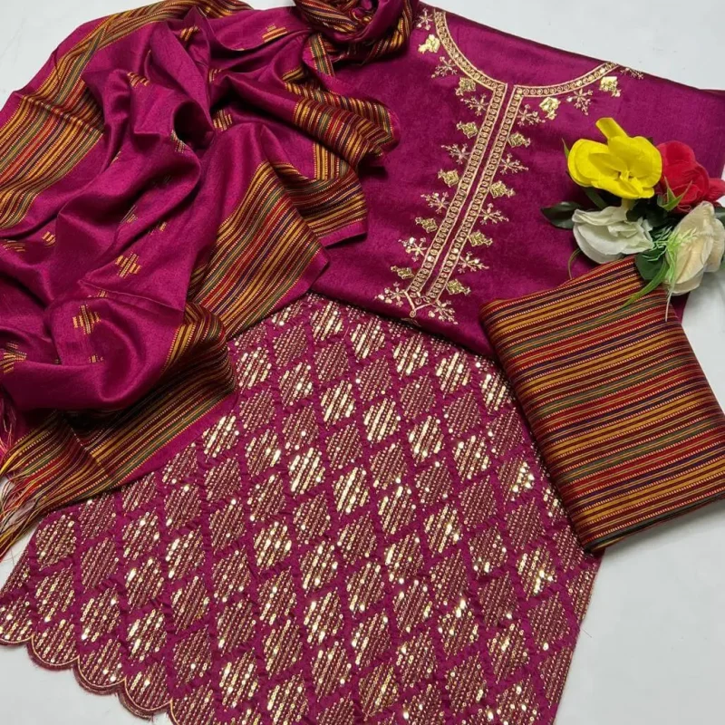 3 PC Unstitched Winter Collection S36 featured image