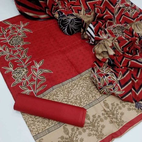 3 PC Unstitched Winter Collection S47 featured image