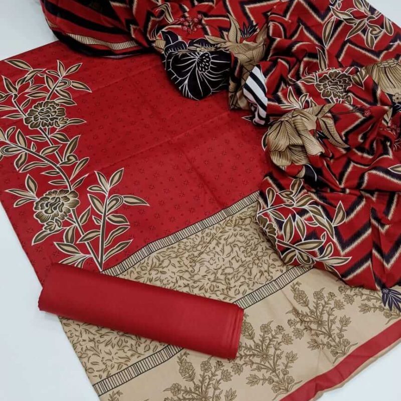 3 PC Unstitched Winter Collection S47 featured image