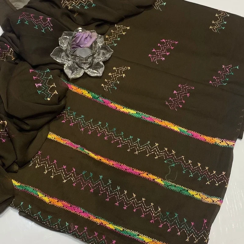 2 PC Unstitched Chiffon Embroidered Collection S01 featured image