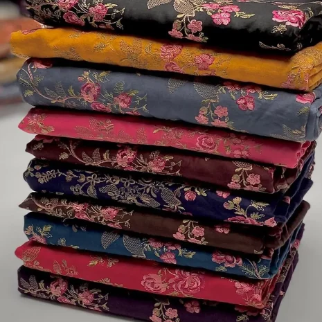 2 PC Unstitched Embroidered Linen Collection S47 featured image