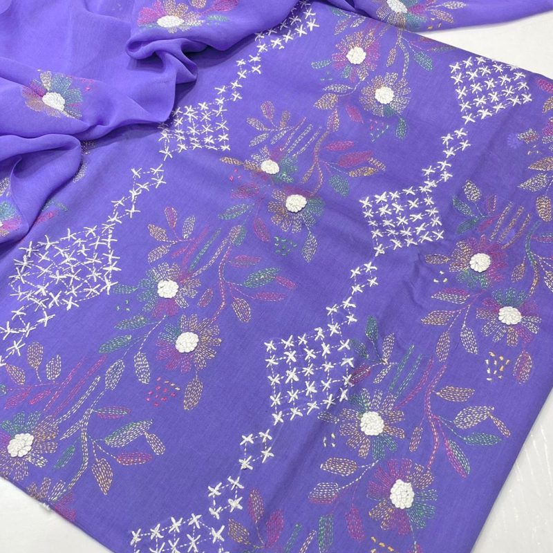 Handmade 3 PC Unstitched Lawn Dress Collection – S16-2701A